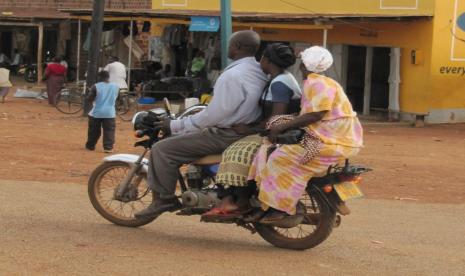 Boda Boda, ojek khas Afrika di Kenya.