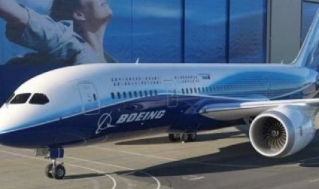 Pesawat Boeing. ilustrasi.