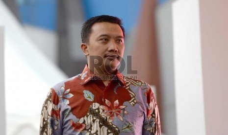 Bonus Medali SeaGames. Menteri Pemuda dan Olahraga Imam Nahrawi memberikan sambutan sebelum penyerahan bonus peraih medali di SEA Games 2015 Singapura di Gedung Kemenpora, Jakarta, Kamis (9/7). 