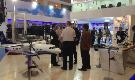 Boot PTDI di penyelenggaraan Indo Defence, Aerospace, Helicopter and Marine 2016 Expo & Forum.