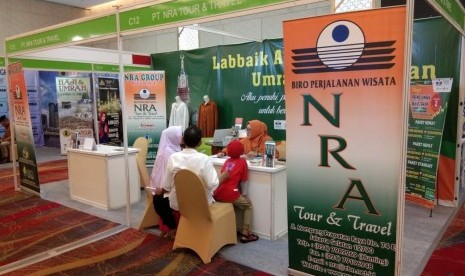 Booth NRA Tour & Travel (NRA Group)   di Islamic Tourism Expo (ITE) 2018, Makassar.