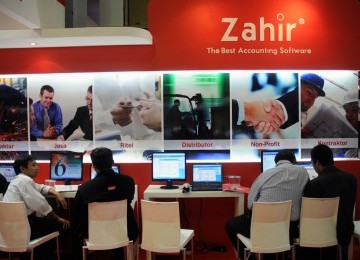 Booth Zahir di Indocomtech 2011