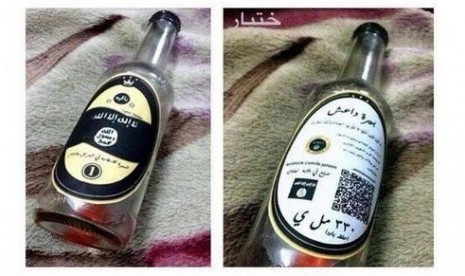 Botol bir yang diklaim milik ISIS