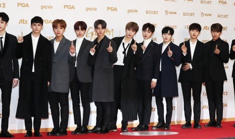 Boyband Korea Wanna One.