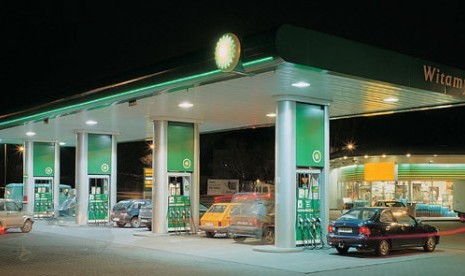 BP service station in Poland (illustration) 