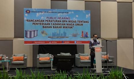 BPH Migas menggelar Public Hearing Rancangan Peraturan BPH Migas tentang Penyediaan Cadangan Niaga Umum Bahan Bakar Minyak