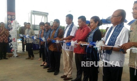 BPH Migas Meresmikan SPBU Batang tarang milik PT AKR Corporindo di Kecamatan Batang Tarang, Kabupaten Sanggau, Kalbar (foto ilustrasi). AKR Corporindo mendapatkan jatah untuk menyalurkan solar bersubsidi sebanyak 234 ribu kiloliter (kl) pada 2020.