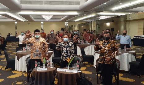 BPIP: Jejaring Pancamandala untuk Pancasila yang Lebih Besar. Foto: Para peserta Dialog Jejaring Pancamandala; Membangun Sinergitas Membumikan Pancasila di Provinsi DI Yogyakarta, di Yogyakarta, Selasa (17/11). 