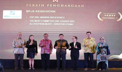 BPJS Kesehatan meraih lima penghargaan di ajang Top GRC Awards 2023.