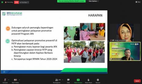 BPJS Kesehatan terus mendorong Fasilitas Kesehatan Tingkat Pertama (FKTP) dalam penguatan pelayanan promotif dan preventif.