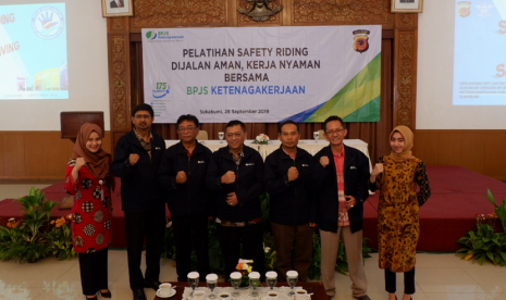 BPJS Ketenagakerjaan luncurkan kampanye safety riding kepada para pekerja.