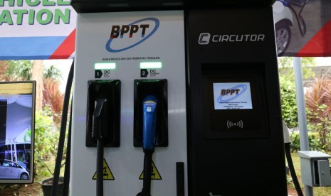 BPPT menyiapkan dua Stasiun Pengisian Listrik atau Electric Vehicle Charging Station (EVCS) untuk mendukung perpres kendaraan listrik.