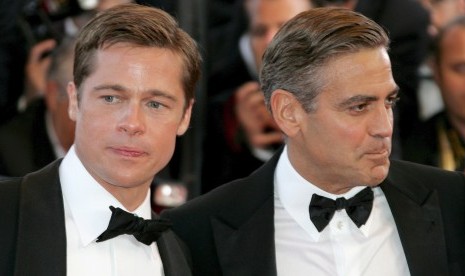 Brad Pitt dan George Clooney.