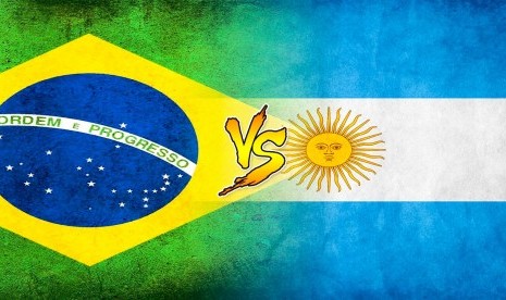 Timnas Brasil vs Argentina.