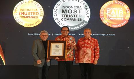 BRI dinobatkan sebagai The Most Trusted Company dalam ajang Corporate Governance Perception Index (CGPI) 2024 yang diselenggarakan oleh The Indonesian Institute for Corporate Governance (IICG) bekerja sama dengan Majalah SWA.