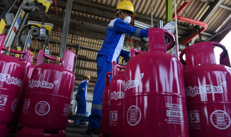 Layanan pemesanan LPG non subsidi melalui call center 135 mengalami kenaikan. Ilustrasi.