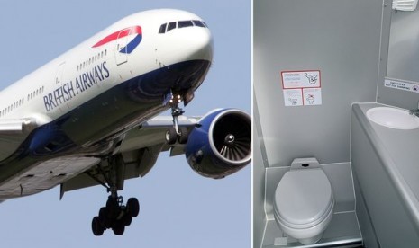 British Airways kembali karena toilet bau