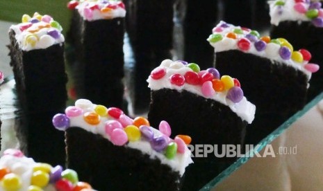 Brownies kukus kerap menjadi oleh-oleh khas Kota Bandung.