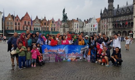 Brugge, kota nan cantik dan romantis di ujung barat Belgia. 