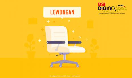 BSI DiginoFest 2022 Universitas Bina Sarana Informatika (BSI) merupakan kegiatan yang membuka peluang kerja dan magang pada Juli dan Agustus 2022.