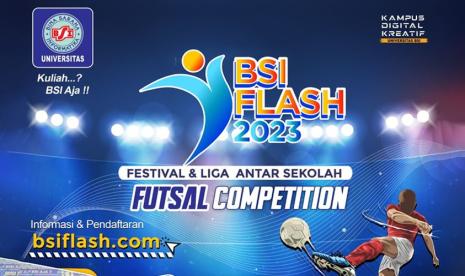 BSI Flash 2023 Kota Karawang akan digelar di Wonderland Futsal Sport Center Karawang pada 4-5 September 2023.