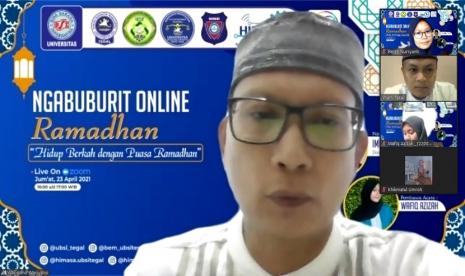 BSI Tegal gelar kegiatan Hidup Berkah dengan Puasa Ramadhan dengan menghadirkan narasumber yang juga seorang dosen Universitas BSI kampus Tegal, Imam Tazali. Kegiatan Kajian Ramadhan 