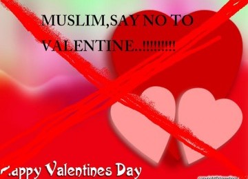 Budaya Valentine bukan budaya Islam (ilustrasi)