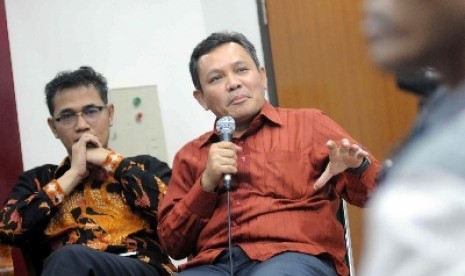 Budiman Sudjatmiko bersama Khotibul Umam Wiranu 