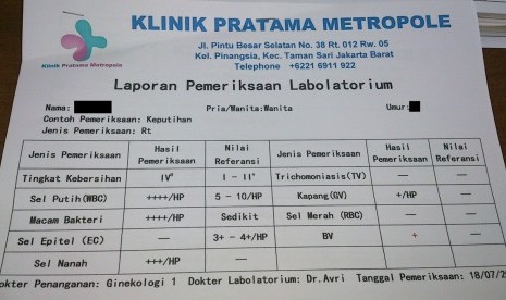 Bukti Pemeriksaan Metropole