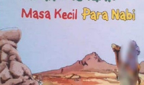 Buku 'Kisah Menarik Masa Kecil Para Nabi' yang beredar di Kota Solo, memuat ilustrasi gambar Nabi Muhammad SAW.