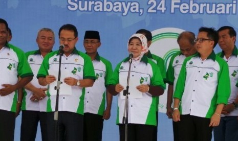 Bupati Banjar Provinsi Kalimantan Selatan, Sultan H Khairul Saleh, memimpin Deklarasi Menuju Indonesia Bersih Sampah 2020.