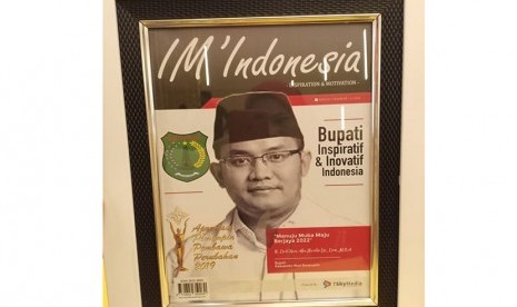 Bupati Muba Dodi Reza Alex Noerdin raih penghargaan dari Majalan IM 