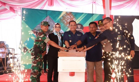 Bupati Muba Dodi Reza sekaligus Launching Program SiAPe (Siap Antar Pelayanan), Kamis (3/10).