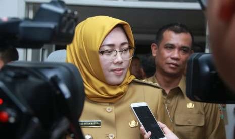 Bupati Purwakarta Anne Ratna Mustika bersama Wakil Bupati, Aming