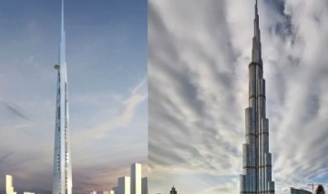 Burj Khalifa, menara tertinggi di Dunia yang ada di Dubai