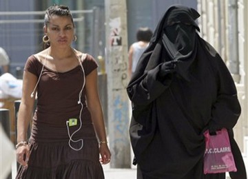 Burqa di Prancis