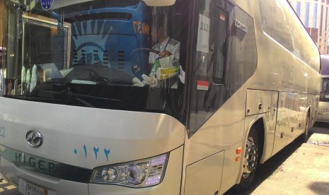 Bus di Arab Saudi. Arab Saudi Wajibkan Vaksin Booster untuk Naik Transportasi Umum