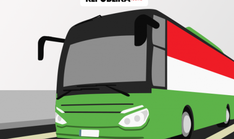 Bus Shalawat untuk jamaah haji Indonesia selama di Makkah (Ilustrasi).