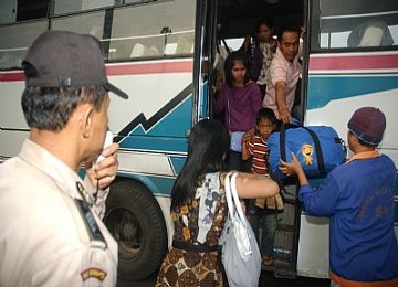 Bus angkut pemudik