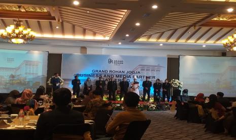 Business and Media Partner Gathering Grand Rohan Jogja yang dilaksanakan di Grand Rohan Ballroom.