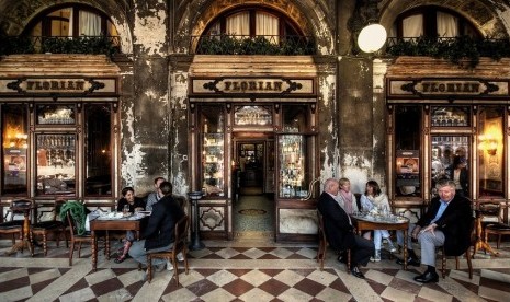 Caffe Florian, Venesia, Italia.