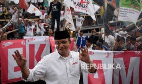 Cagub DKI Jakarta Anies Baswedan. 