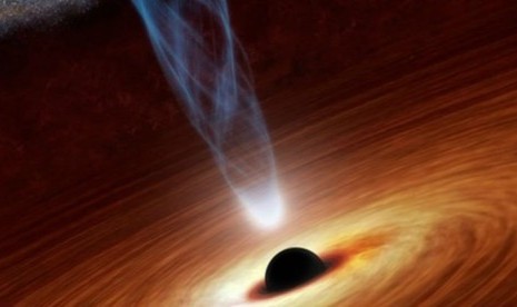 cahaya yang dideteksi dari Black Hole