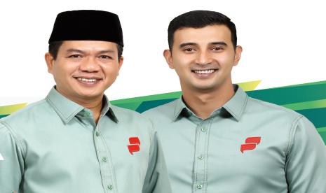 Calon Bupati Bandung dan Wakil Bupati Bandung nomor urut 2, Dr H Dadang Supriatna - Ali Syakieb. 