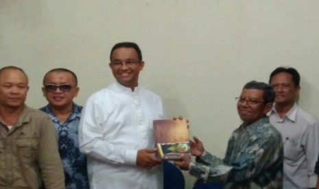 Calon Gubernur Anies Baswedan melakukan pertemuan dengan PW Muhammadiyah Jakarta.