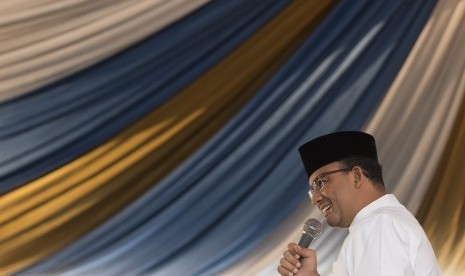 Cagub DKI Jakarta nomor urut tiga Anies Baswedan