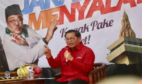 Calon gubernur (cagub) DKI Jakarta, Pramono Anung Wibowo.