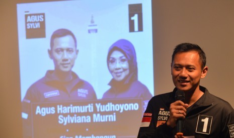 Calon Gubernur DKI Jakarta Agus Harimurti Yudhoyono.