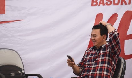 Calon gubernur DKI Jakarta Basuki Tjahaja Purnama 