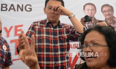 Calon Gubernur DKI Jakarta Basuki Tjahaja Purnama atau Ahok 